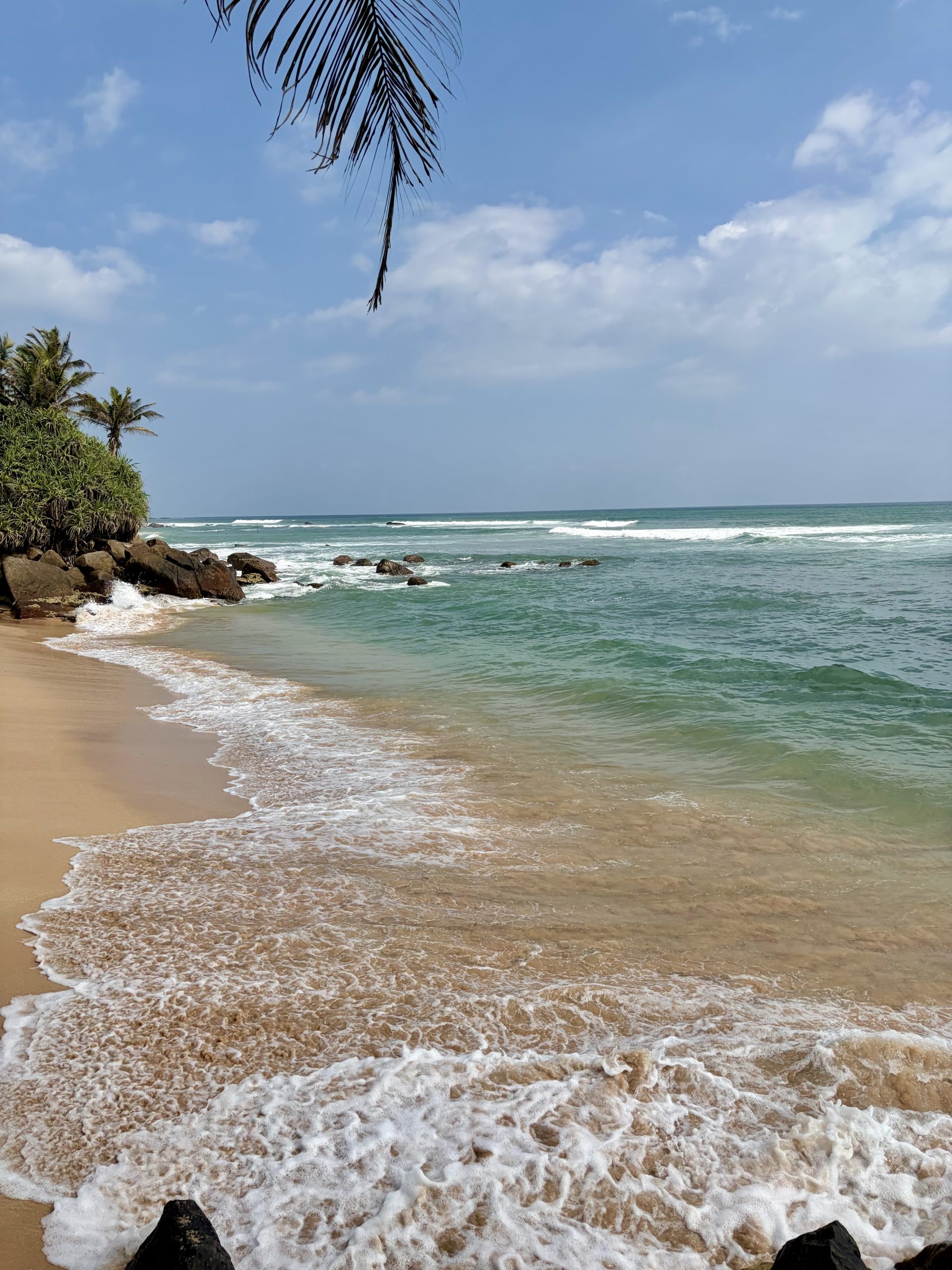 Private beach in Madiha, Matara, Sri lanka