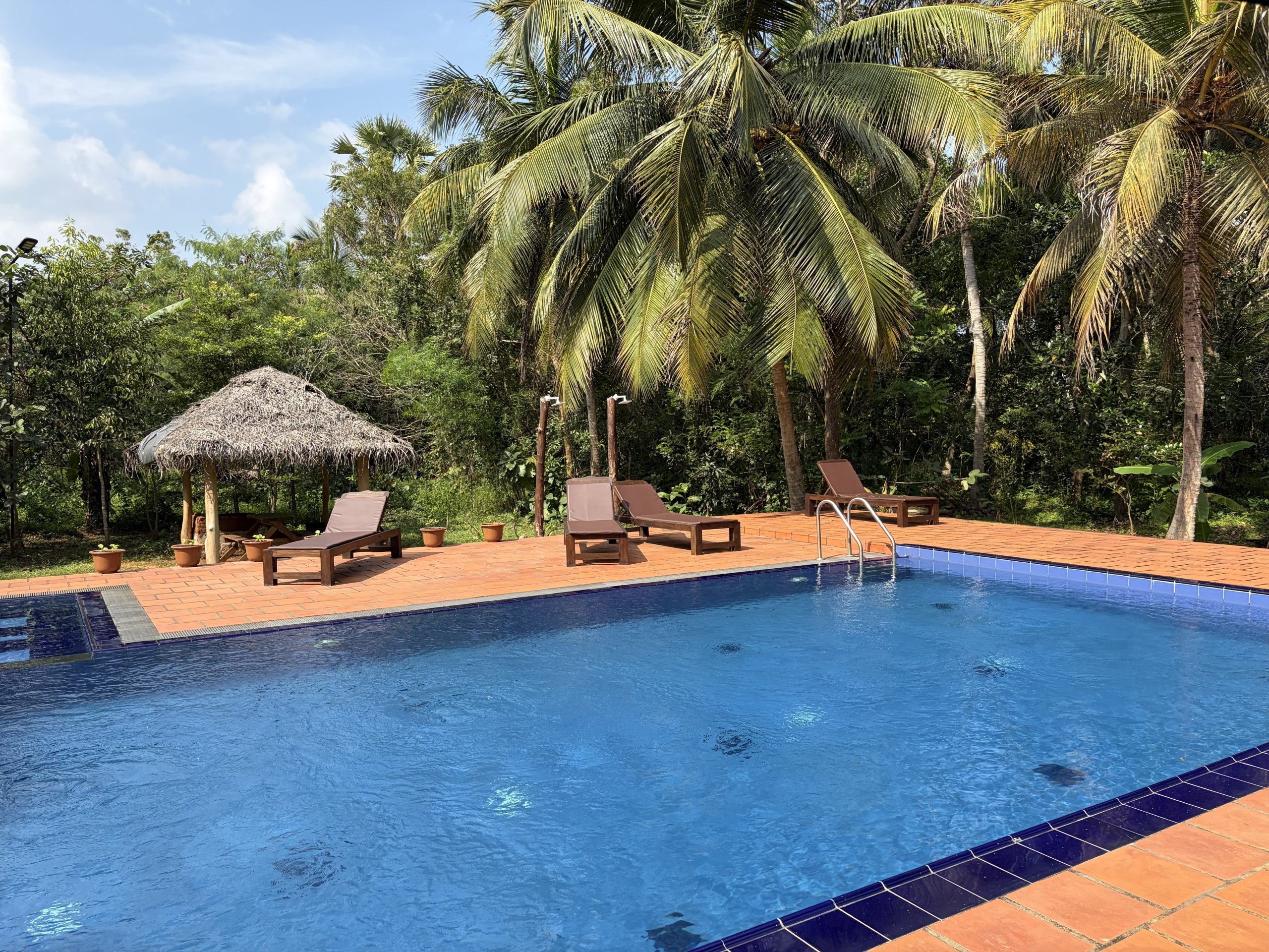 Pool Area at Kaala Kalaththewa eco resort Sri Lanka